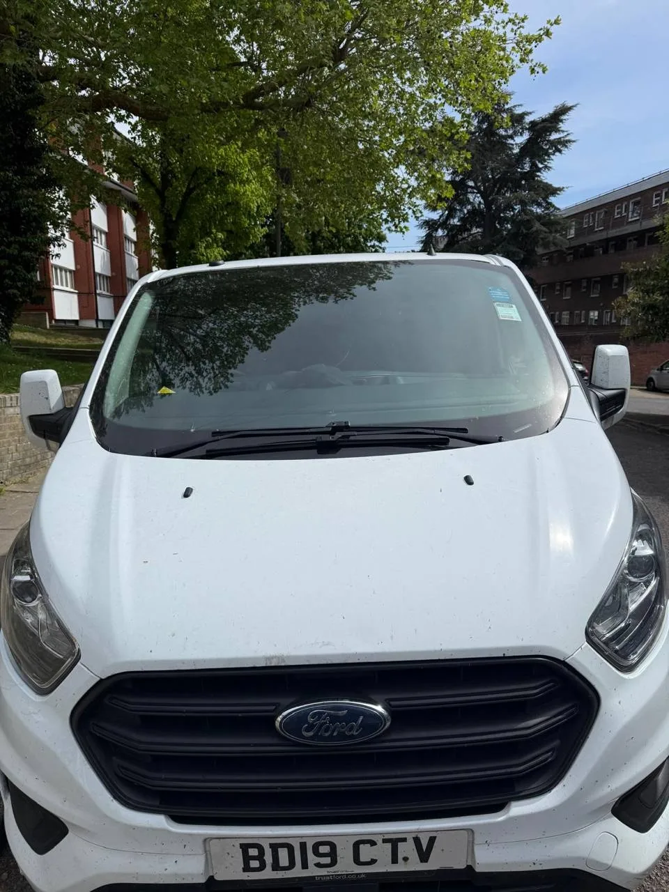 Ford van windscreen work from the Windscreens Ltd archive